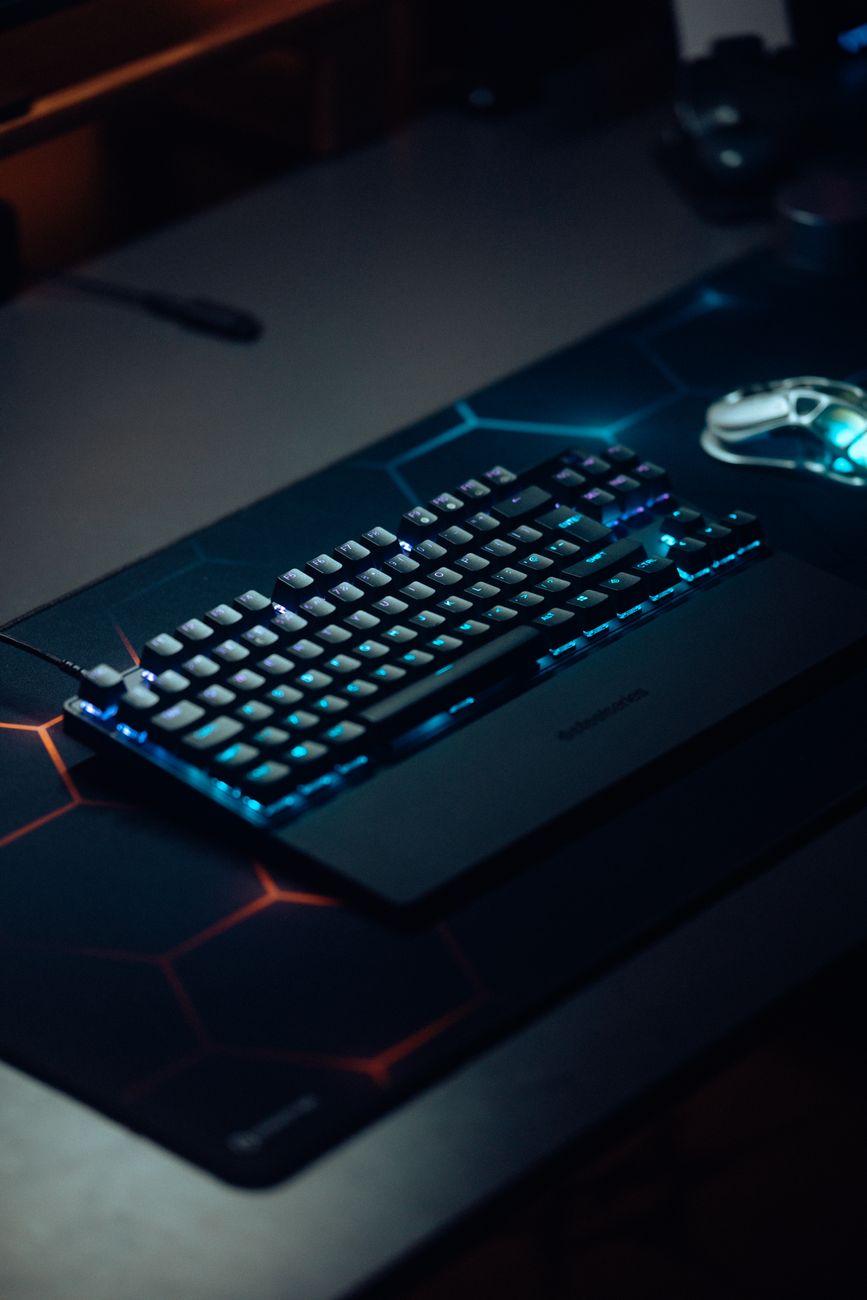 Teclado iluminado rgb